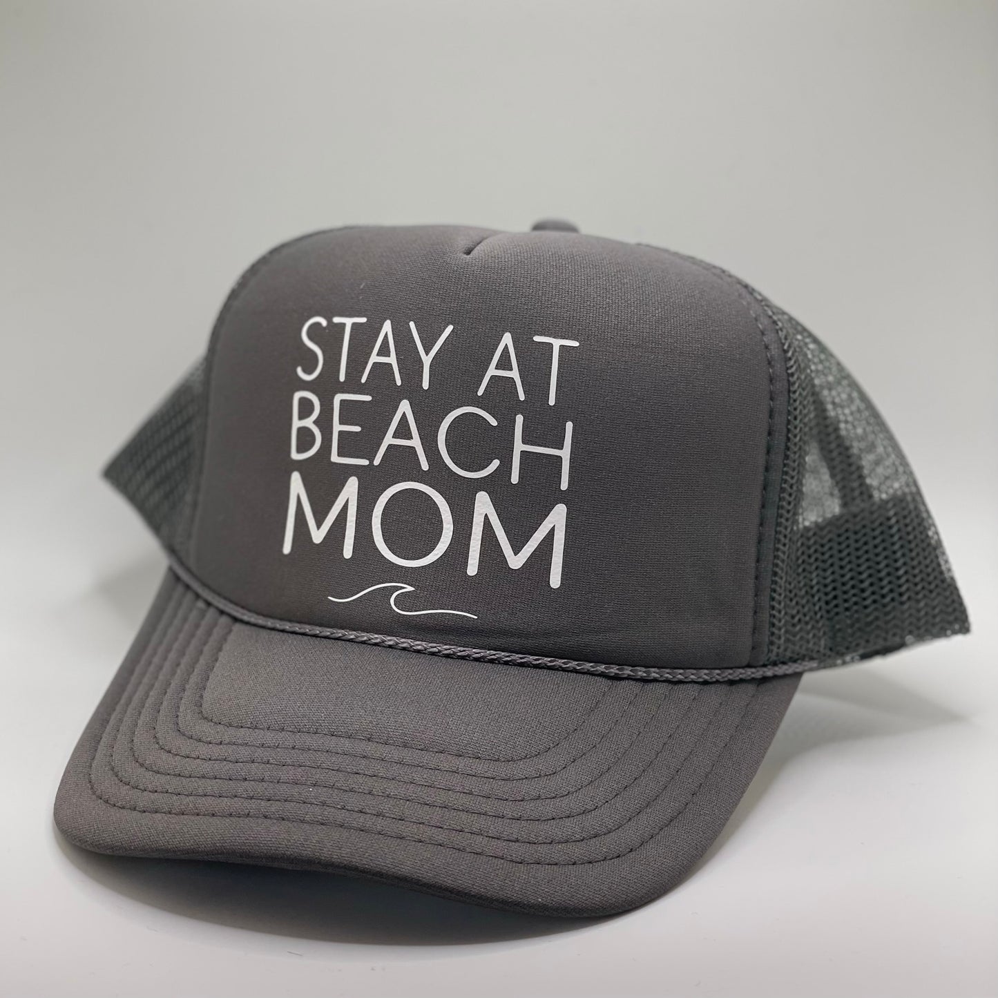 'Stay at Beach MOM' Trucker Hat