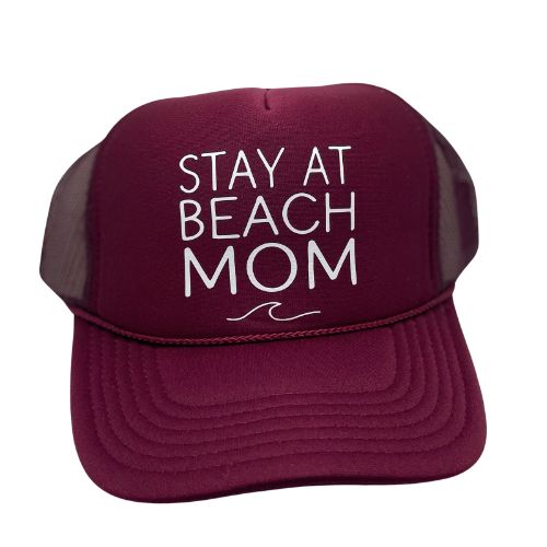 'Stay at Beach MOM' Trucker Hat