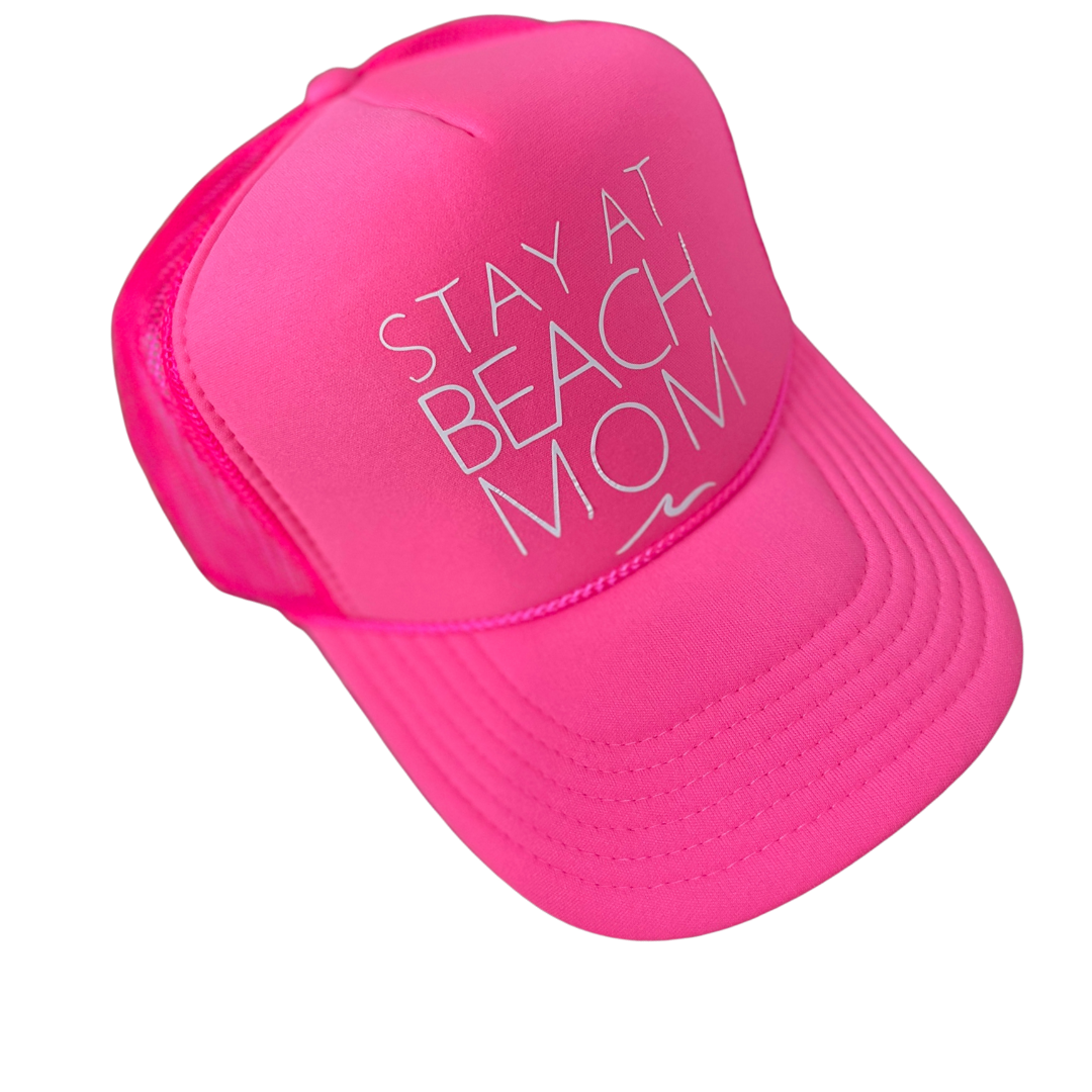 'Stay at Beach MOM' Trucker Hat