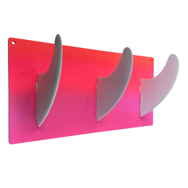 Triple Surf Fin Acrylic Hanger