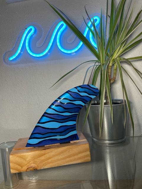 One of a Kind - Custom Surf Fin Art