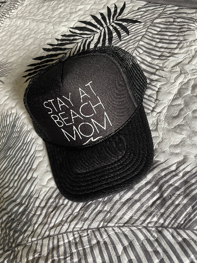 'Stay at Beach MOM' Trucker Hat