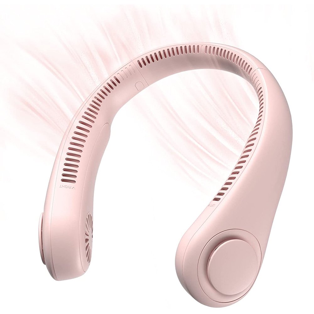 Portable Hanging Neck Fan Electric Mini Air Cooler 3 Speed Quiet Fan