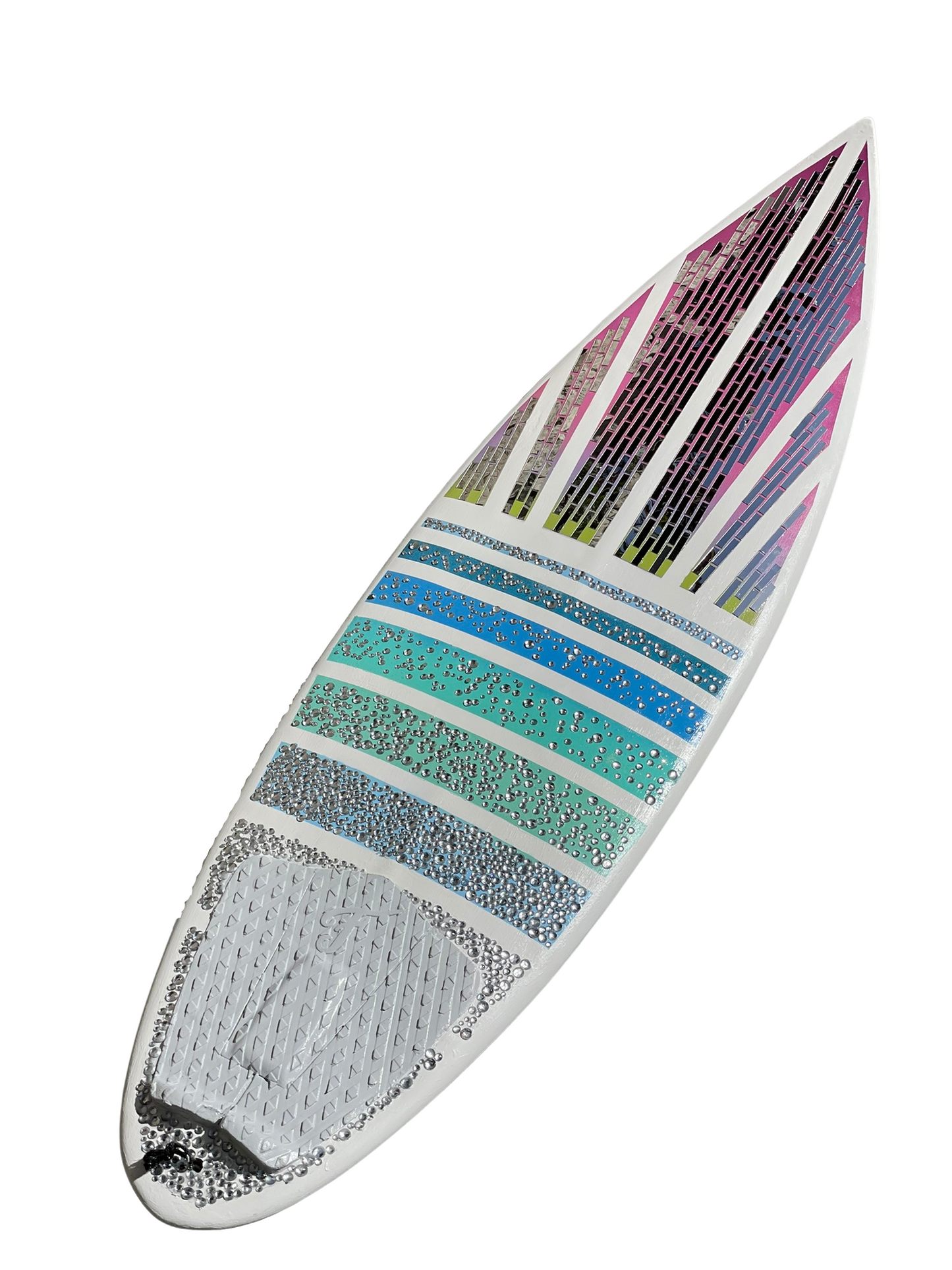 Sunshine on the water - custom surfboard