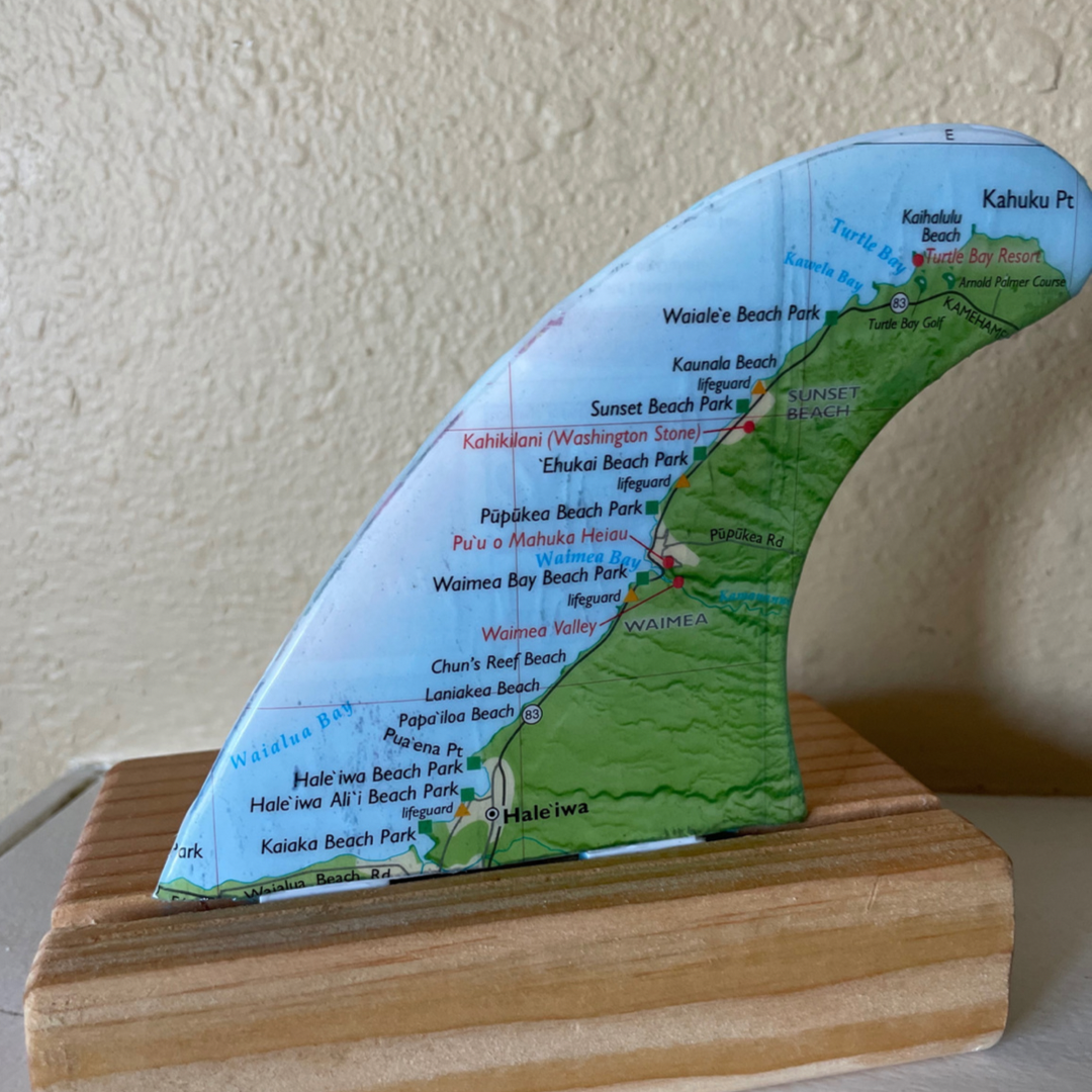 Hawaii Collection - Custom Surf Fin Art