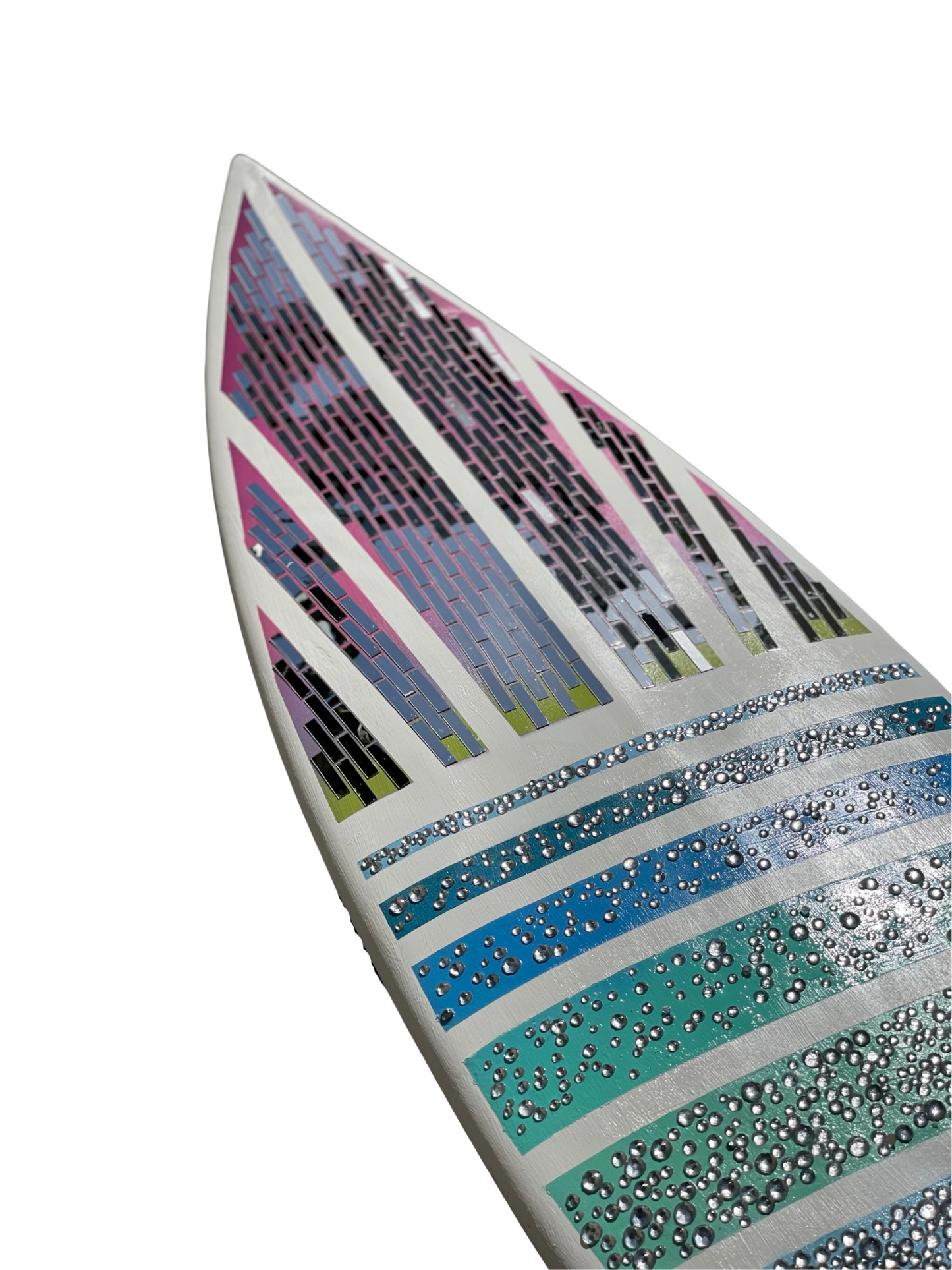 Sunshine on the water - custom surfboard