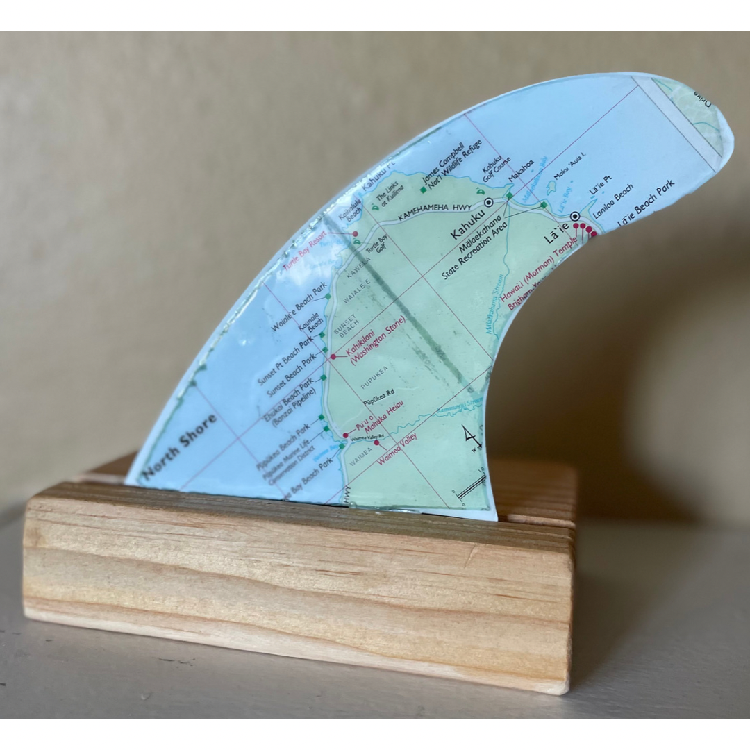 north shore, oahu map