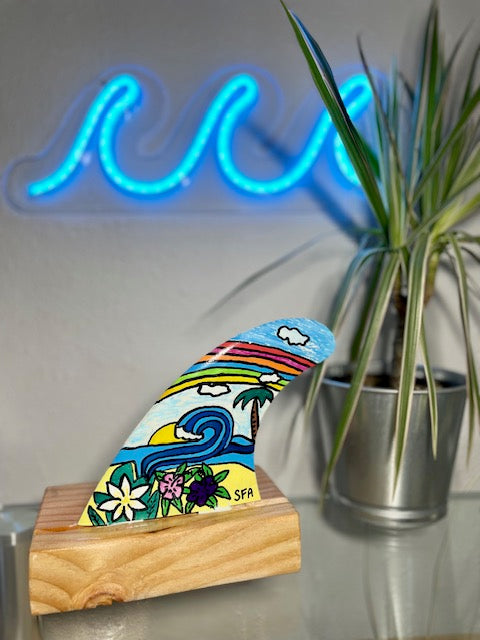 One of a Kind - Custom Surf Fin Art